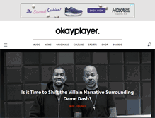 Tablet Screenshot of okayplayer.com